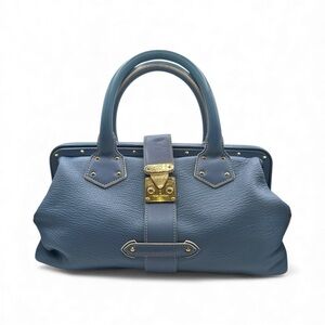 Louis Vuitton Blue Leather Suhali L’Ingénieux PM Satchel